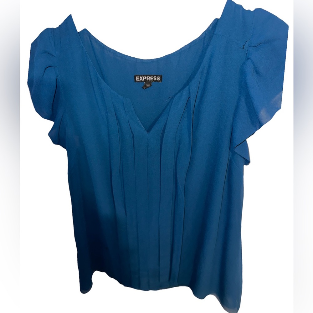 Express Blue Blouse